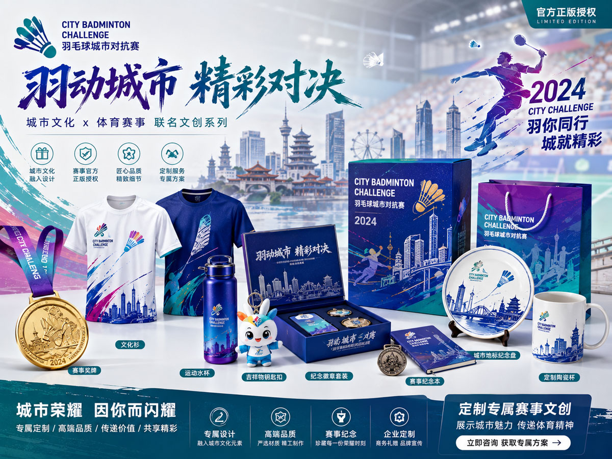 城市文化与体育赛事联名文创产品