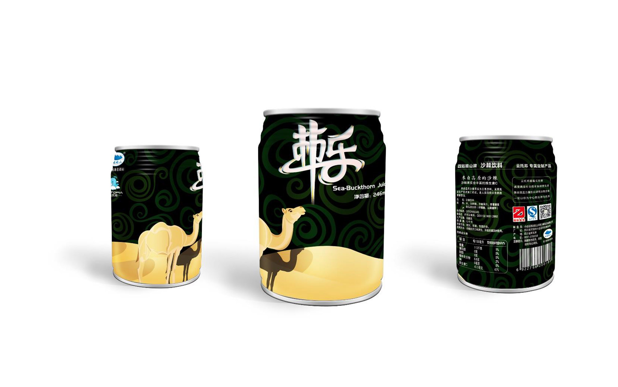 棘乐沙棘饮料包装设计案例