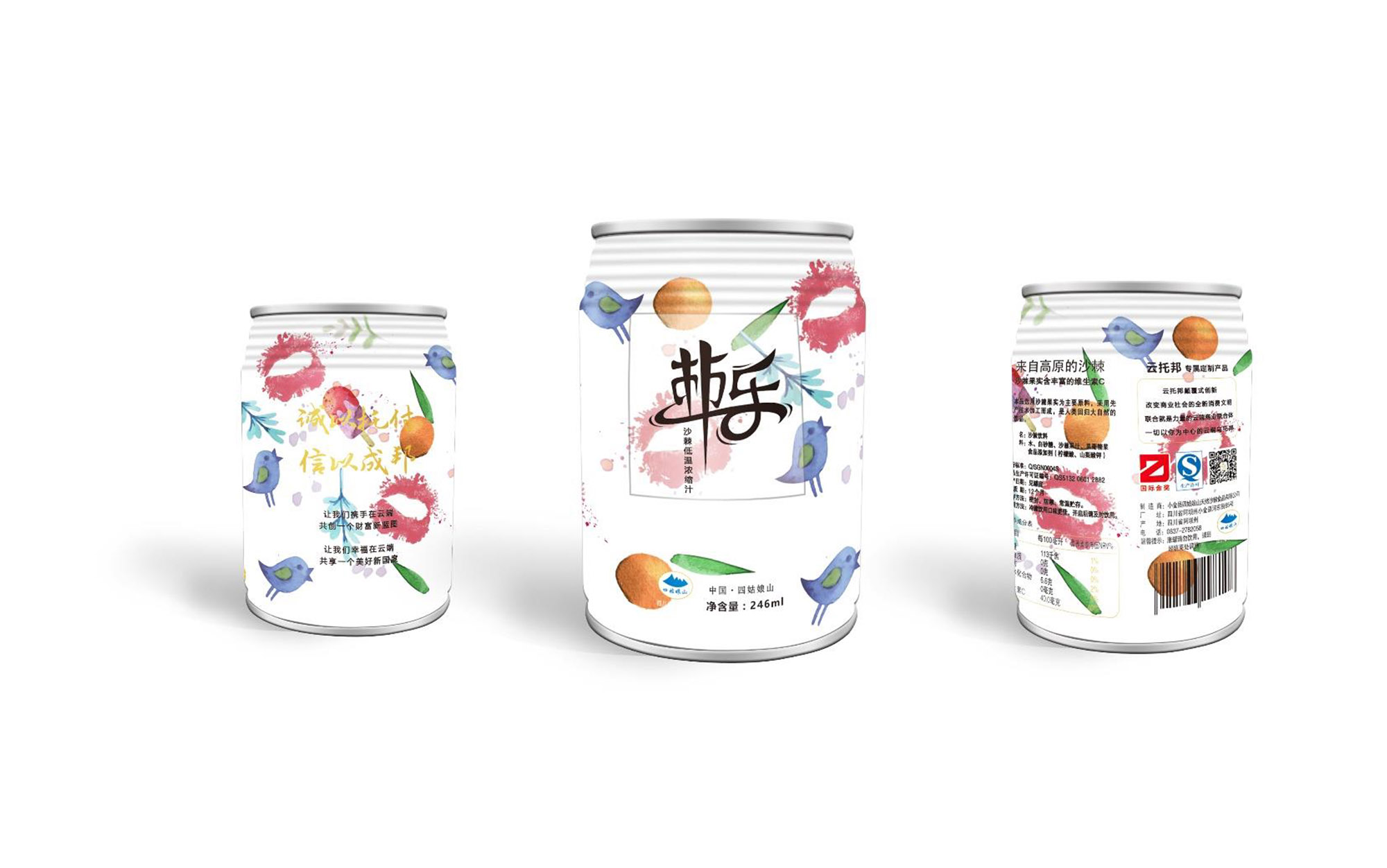 棘乐沙棘饮料包装设计案例