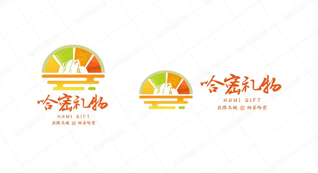 新疆博物馆哈密瓜礼物logo设计方案赏析