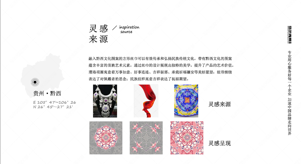 贵州黔西高山杜鹃方形丝巾文创案例赏析