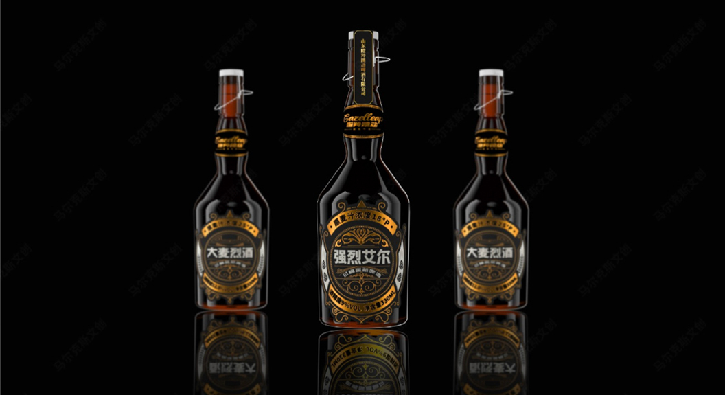 原樽尚品精酿啤酒包装设计案例赏析