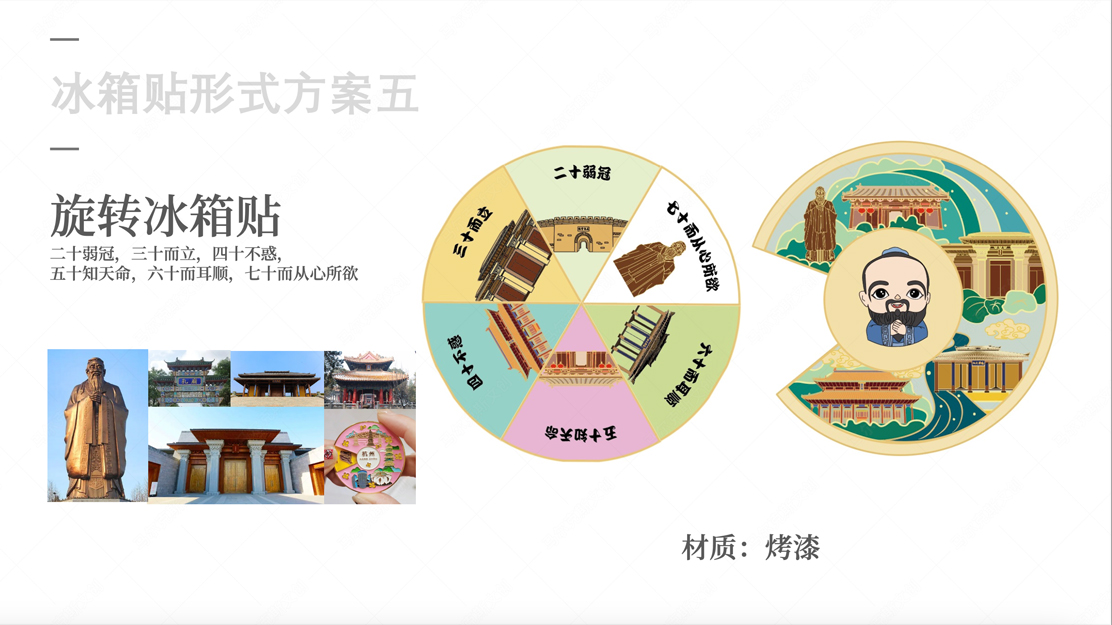 孔子文化尼山圣境冰箱贴案例分享