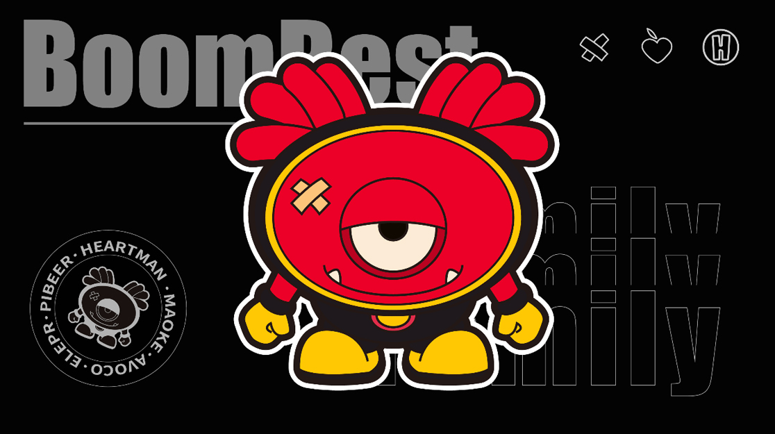 星际使者联盟BBF家族吉祥物IP形象设计案例