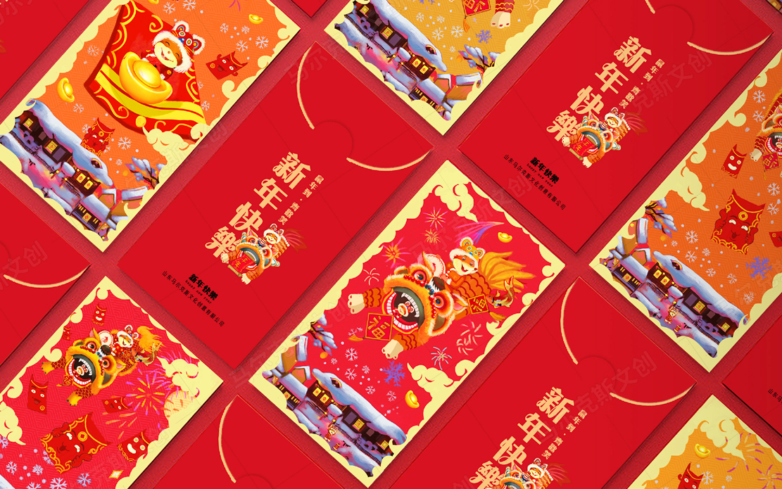 鼠年新年礼盒文创产品设计