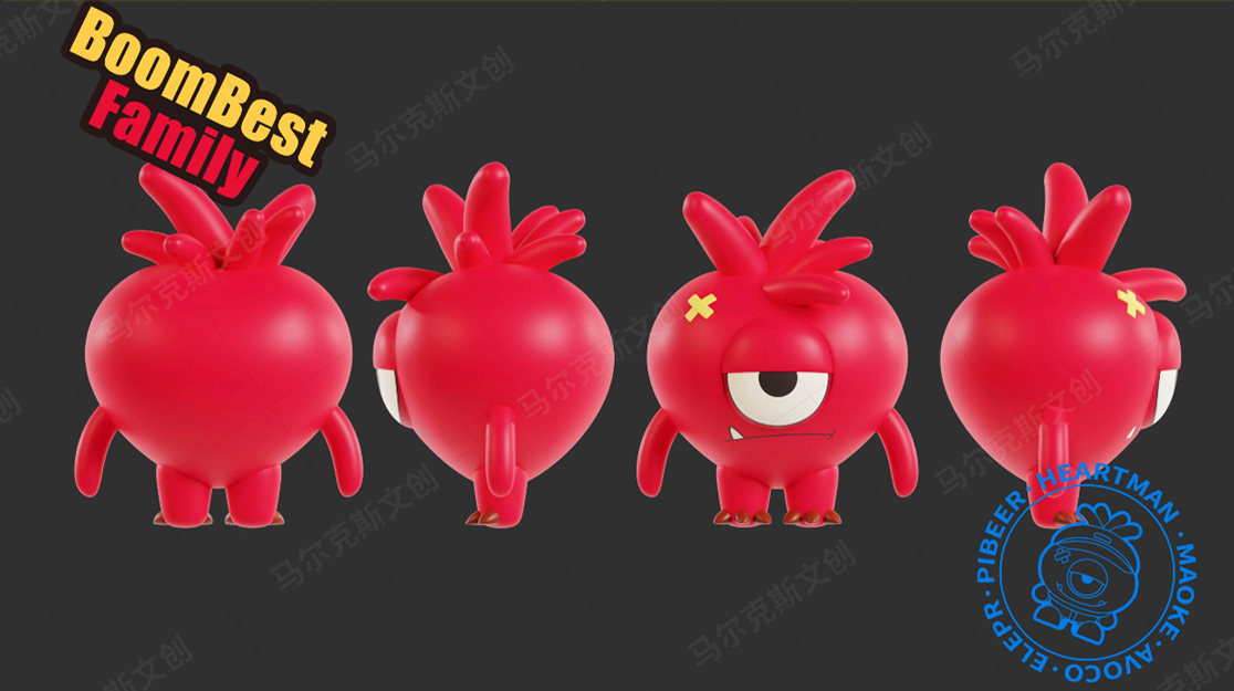 星际使者联盟BBF家族吉祥物IP形象设计案例