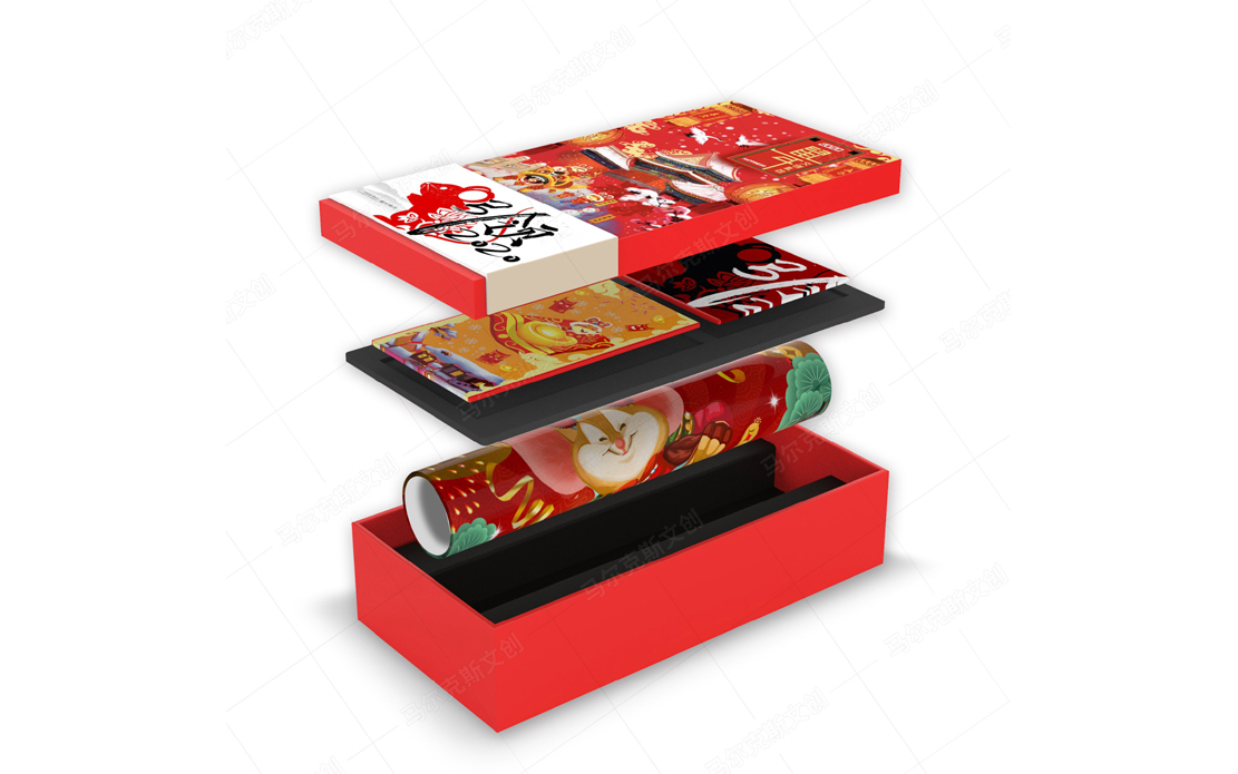 鼠年新年礼盒文创产品设计