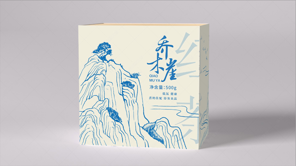 乔木崖红茶包装设计案例