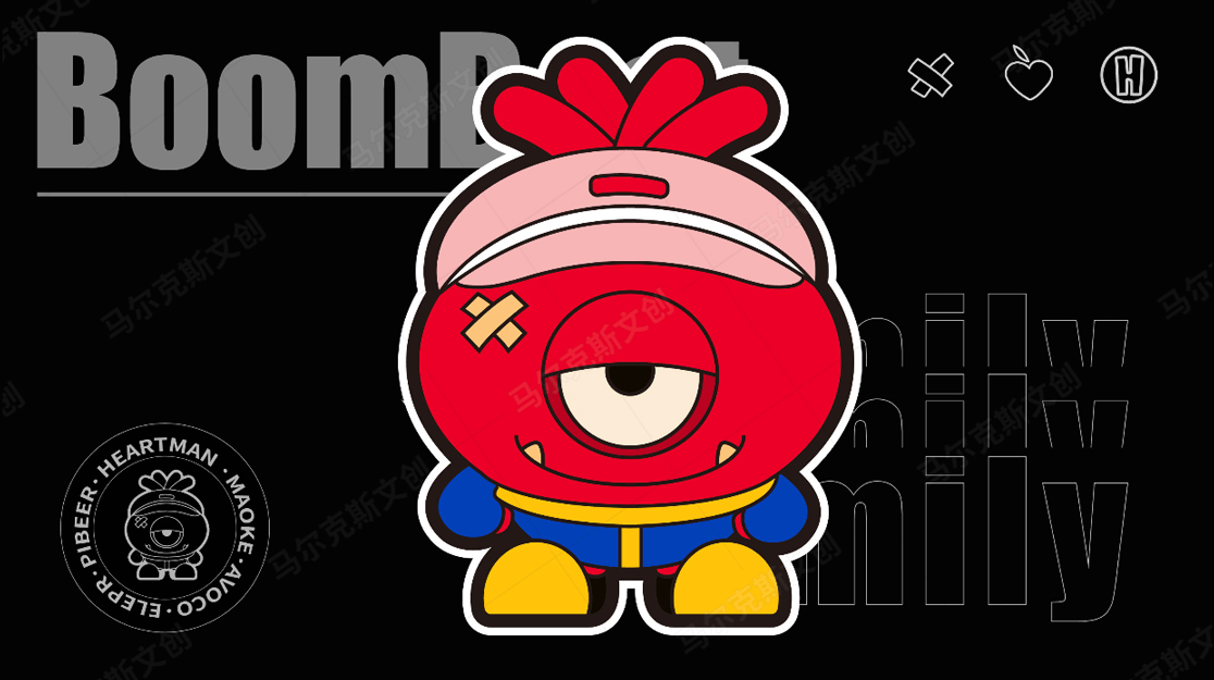 星际使者联盟BBF家族吉祥物IP形象设计案例