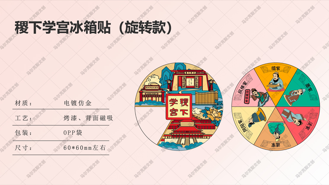 稷下学宫体验馆文创产品设计案例赏析