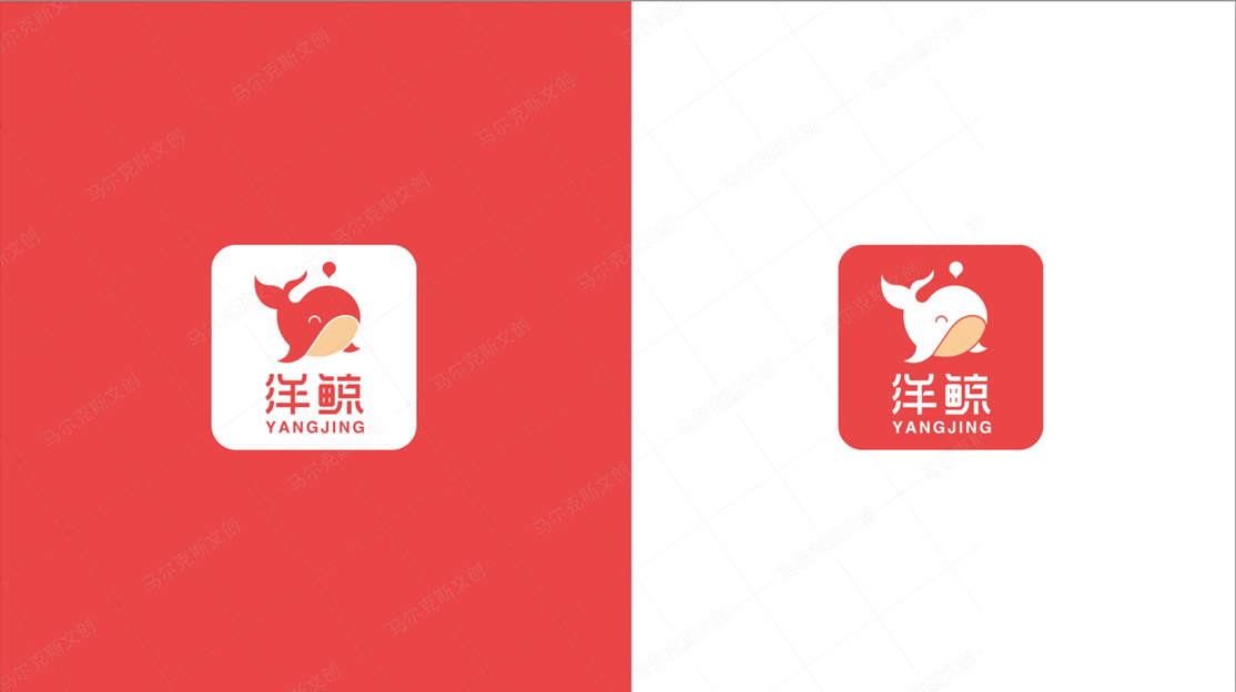 洋鲸超市logo设计案例赏析