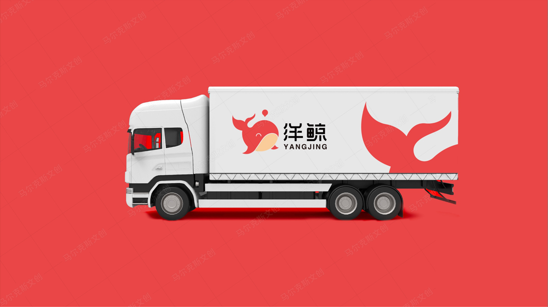 洋鲸超市logo设计案例赏析