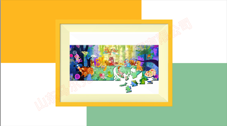 十二生肖文创拼图插画设计案例赏析