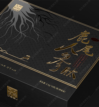 东阿阿胶鹿尾人叁肽包装设计案例赏析