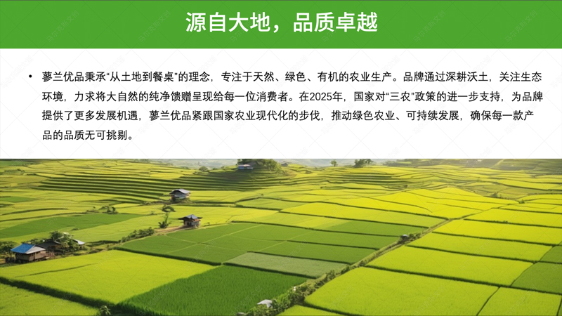 蓼兰优品农产品品牌策划案例赏析