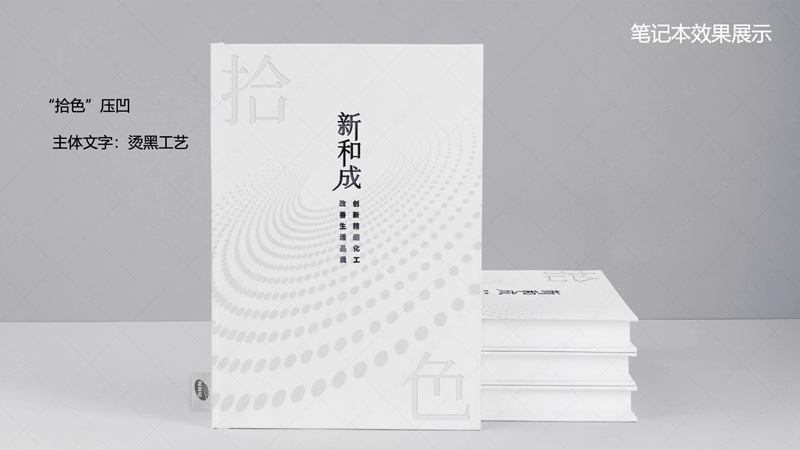 新和成文创笔记本套装设计案例赏析
