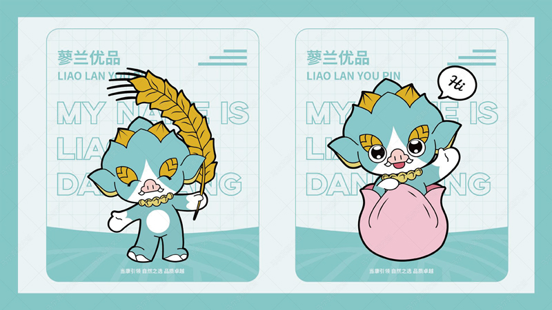 蓼兰优品品牌IP形象设计案例赏析