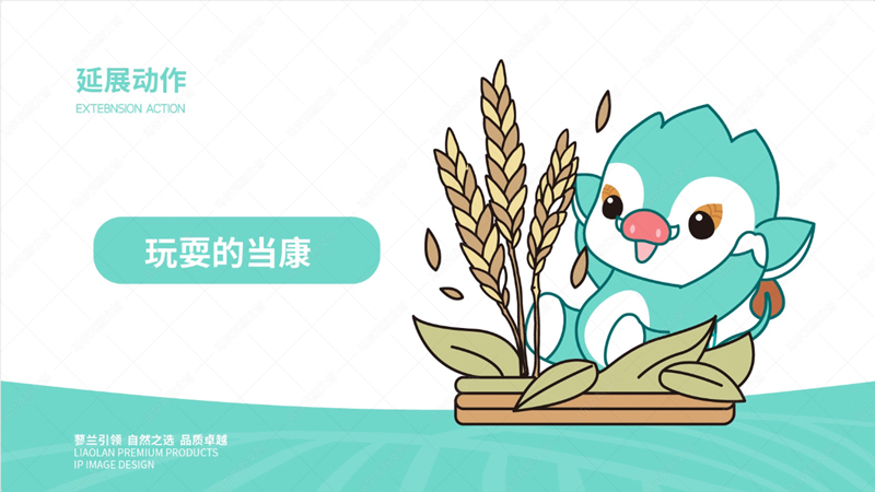 蓼兰优品品牌IP形象当康设计案例赏析