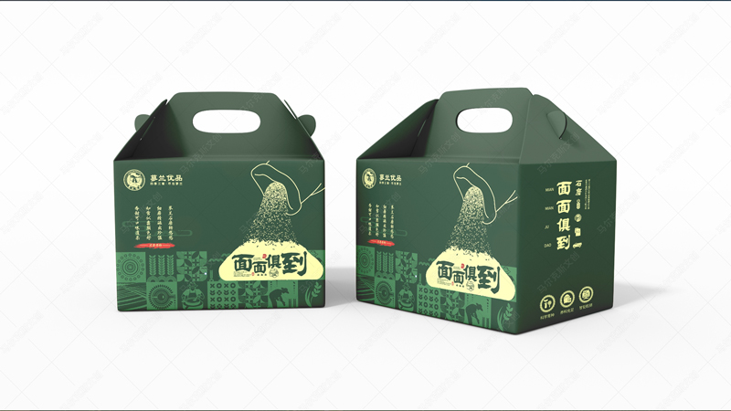 蓼兰优品石磨面粉包装设计案例赏析