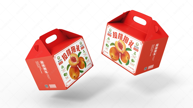 蓼兰优品油桃产品包装设计