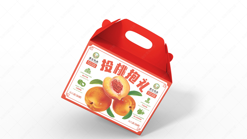 蓼兰优品油桃产品包装设计
