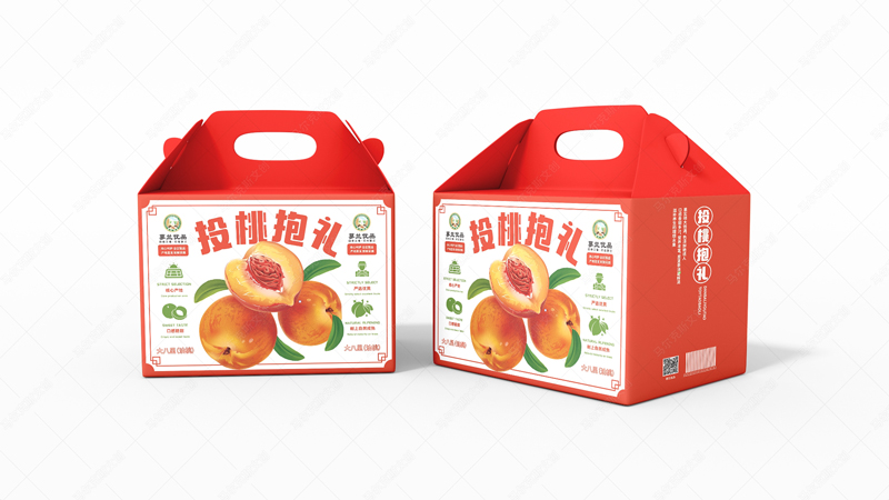 蓼兰优品油桃产品包装设计