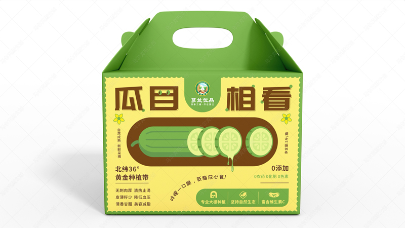 蓼兰优品水果黄瓜产品包装设计