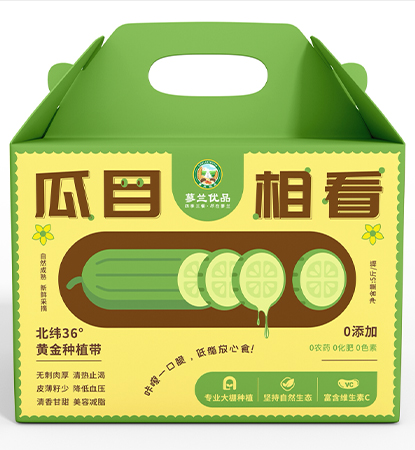 蓼兰优品水果黄瓜产品包装设计