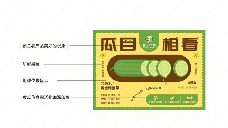 蓼兰优品水果黄瓜产品包装设计