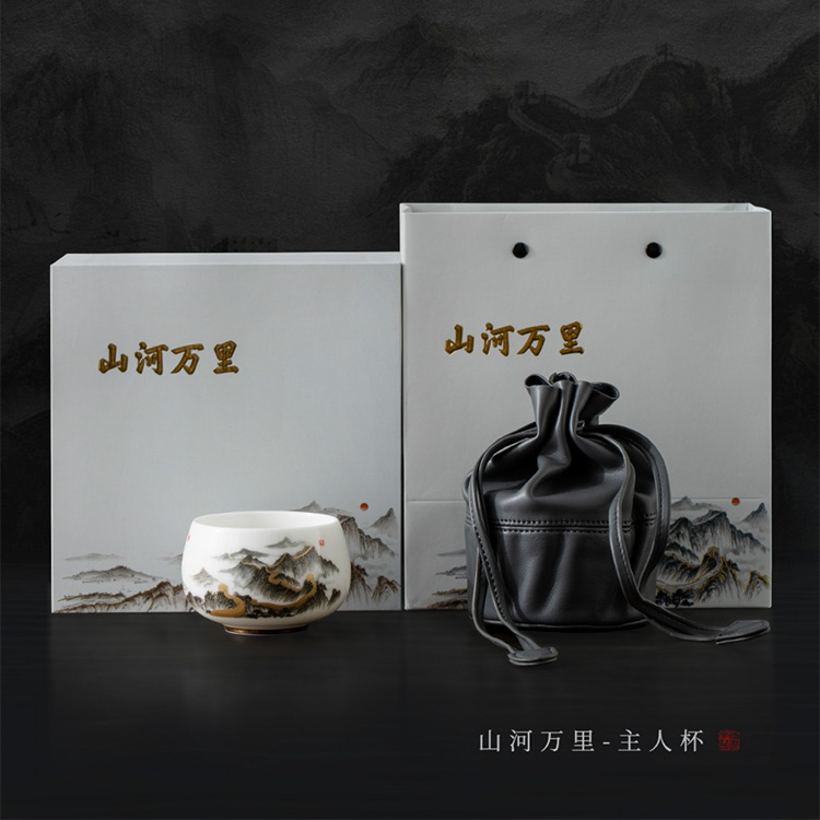 「山河万里」长城文创-罗汉杯茶具套装