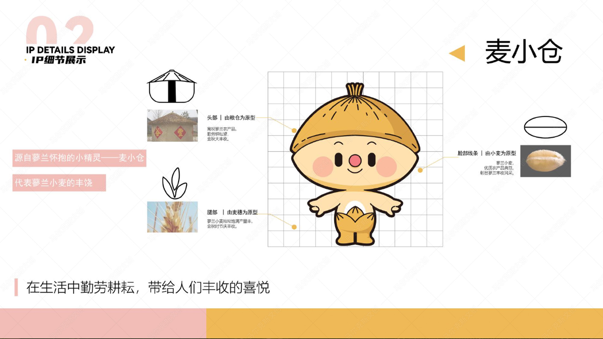 蓼兰优品品牌IP形象麦小仓设计案例赏析