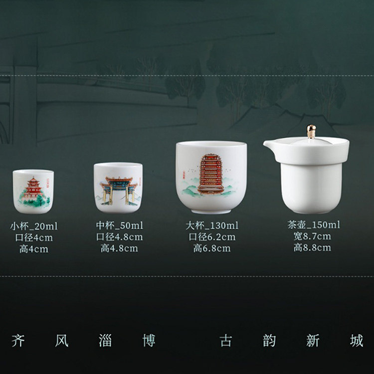 「这礼是淄博」淄博文创-旅行快客套装