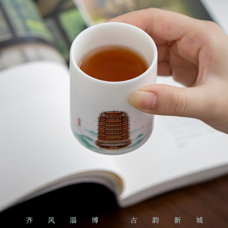 「这礼是淄博」淄博文创-直升对杯