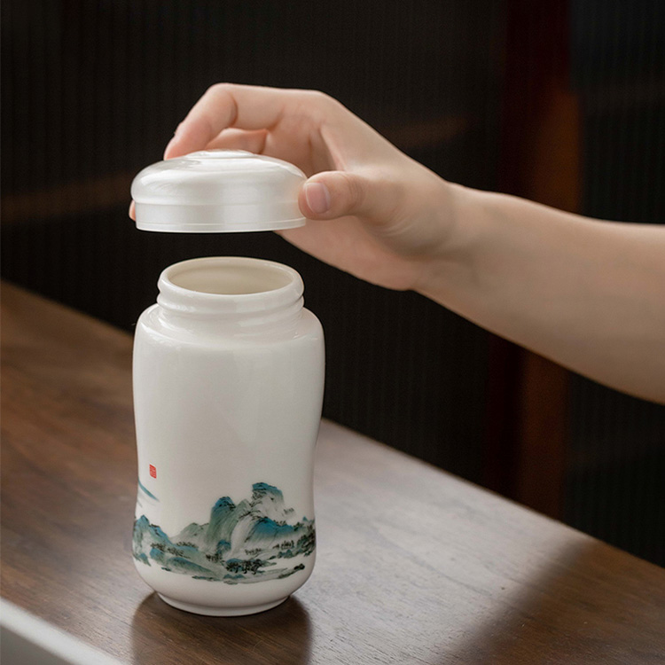 「千里江山」-办公杯保温杯套装