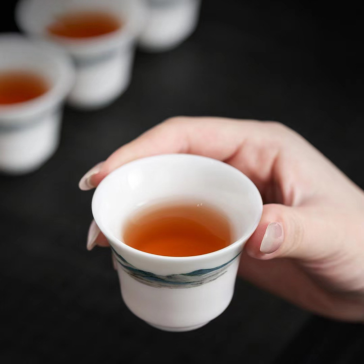 「千里江山」-圆形茶壶礼盒